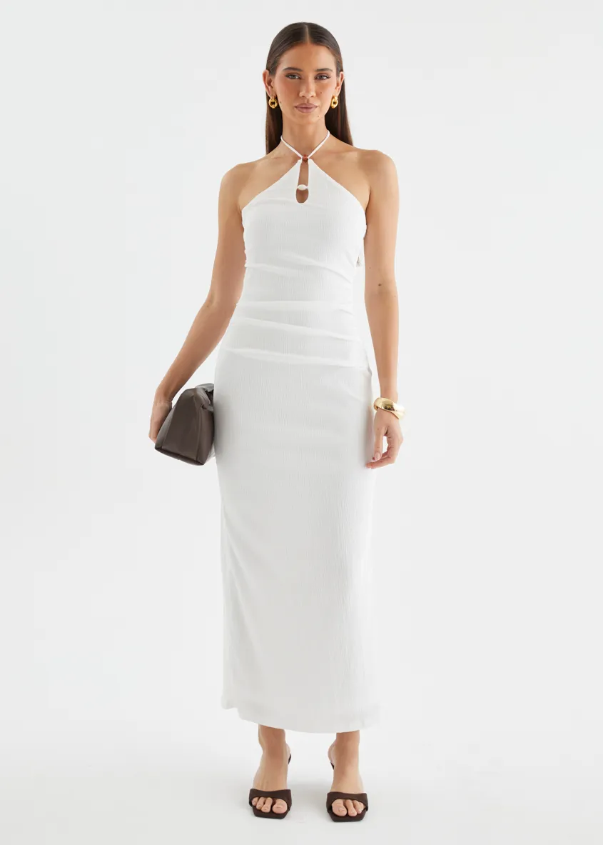 Lara Halter Maxi Dress - White sold by Gingham & Heels product image thumbnail 5