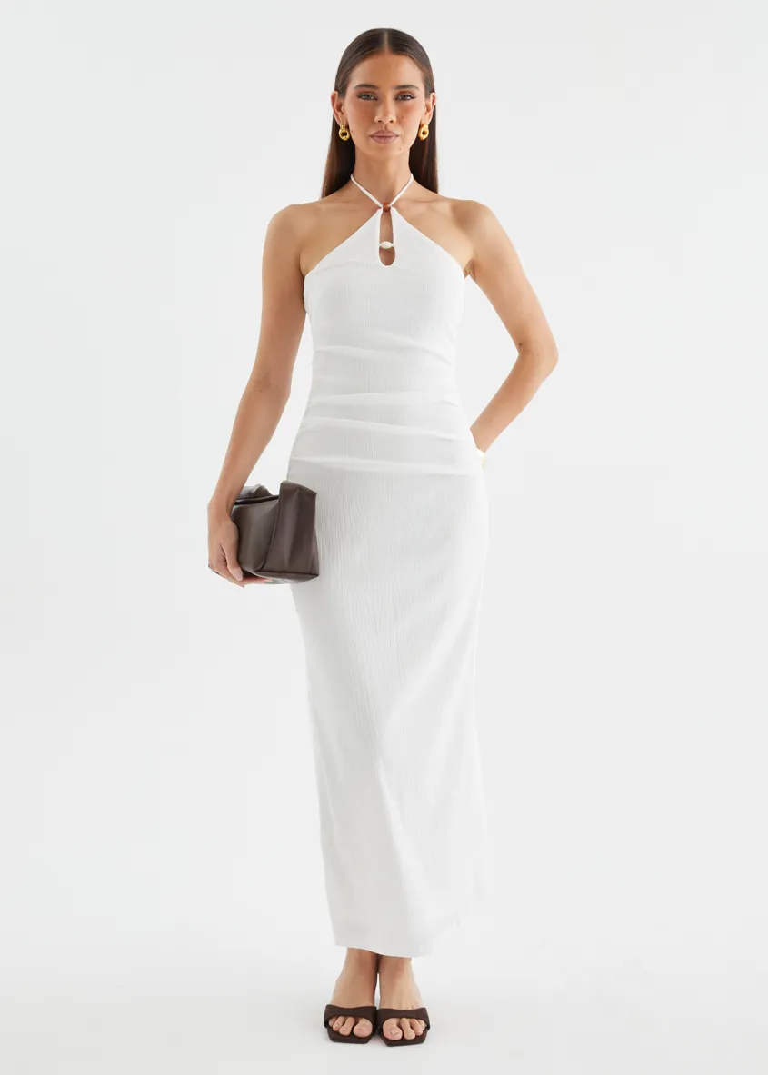Lara Halter Maxi Dress - White sold by Gingham & Heels product image thumbnail 2