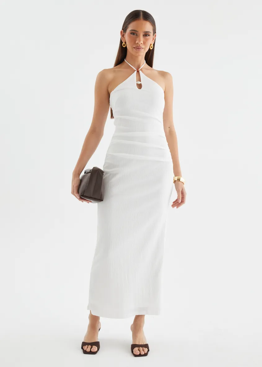 Lara Halter Maxi Dress - White sold by Gingham & Heels product image thumbnail 4