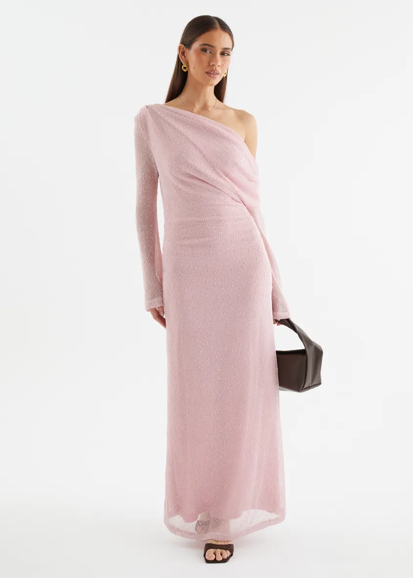 Luisa Drop Shoulder Maxi Dress - Pink sold by Gingham & Heels product image thumbnail 3