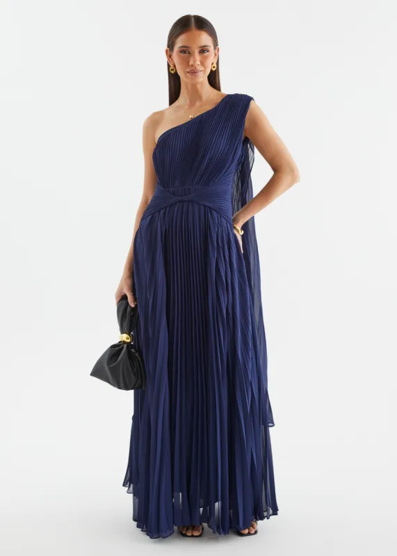 Affirmation Maxi Dress - Navy sold by Gingham & Heels