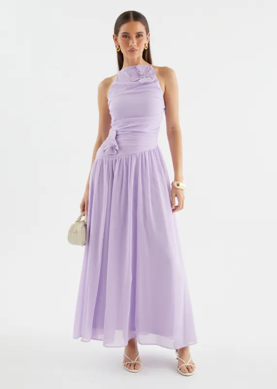 Gillian Maxi Dress - Lilac sold by Gingham & Heels