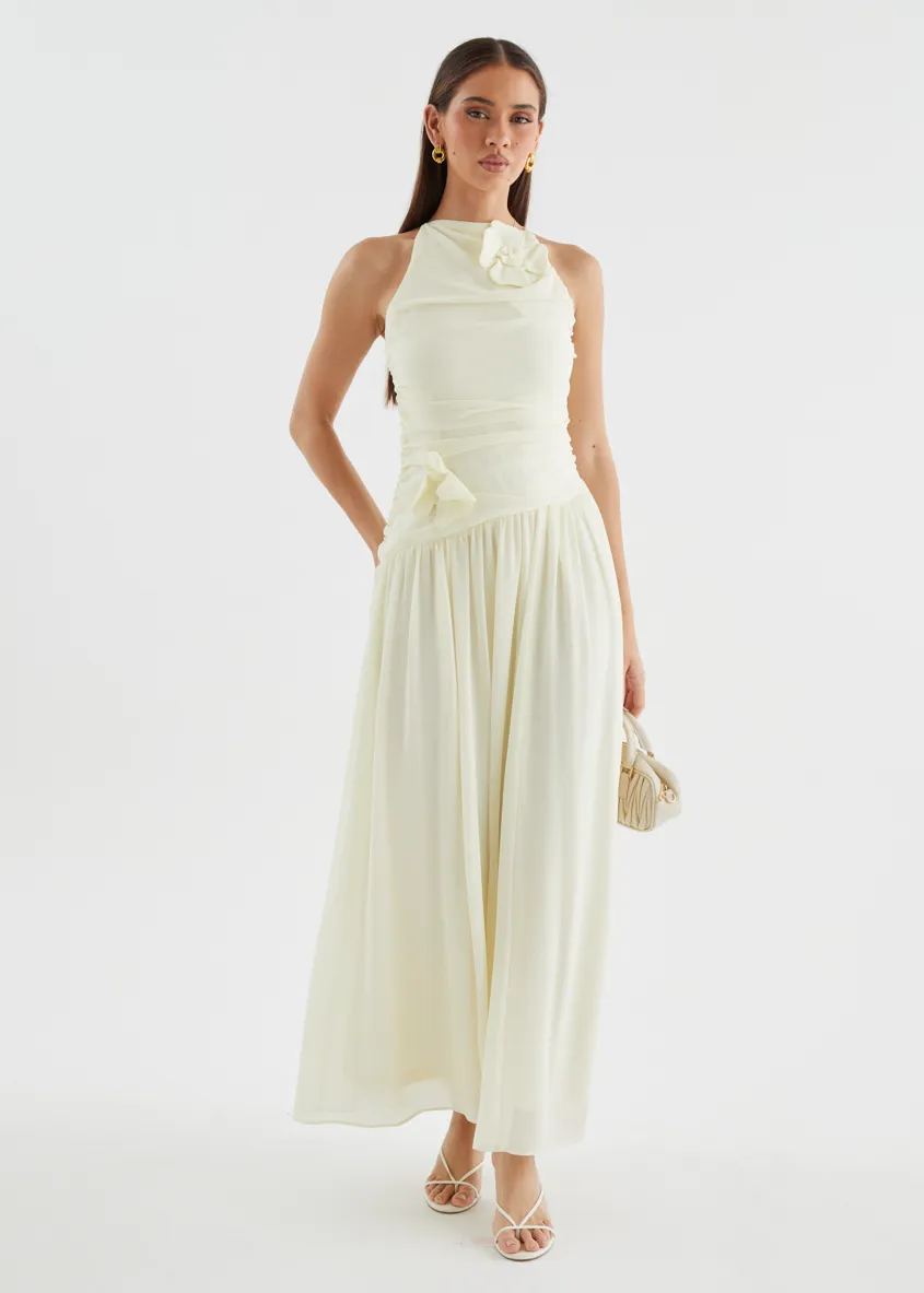 Gillian Maxi Dress - Butter sold by Gingham & Heels product image thumbnail 4