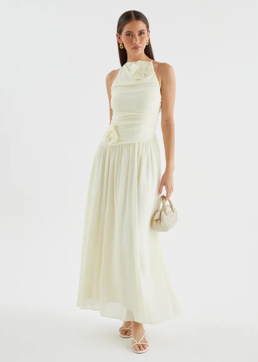 Gillian Maxi Dress - Butter sold by Gingham & Heels product image thumbnail 5