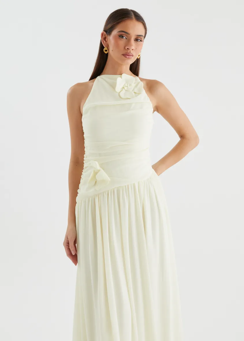 Gillian Maxi Dress - Butter sold by Gingham & Heels product image thumbnail 3