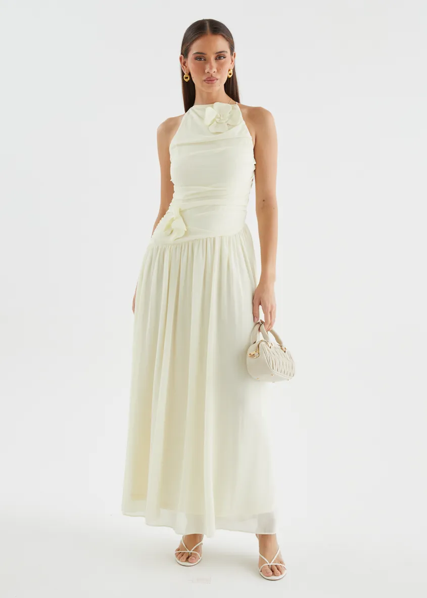 Gillian Maxi Dress - Butter sold by Gingham & Heels product image thumbnail 2