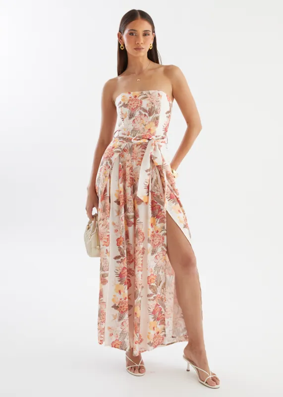 Albany Pantsuit - Blush Bloom sold by Gingham & Heels