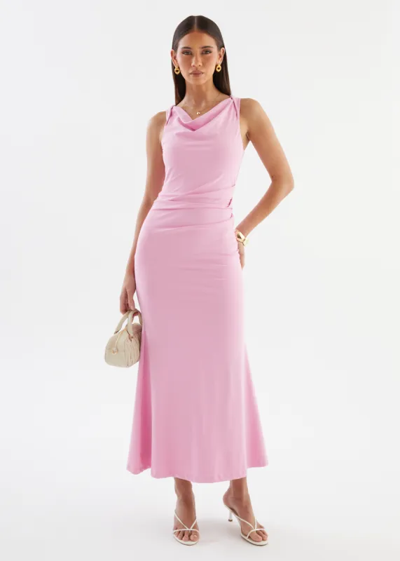 Janah Maxi Dress - Pink sold by Gingham & Heels