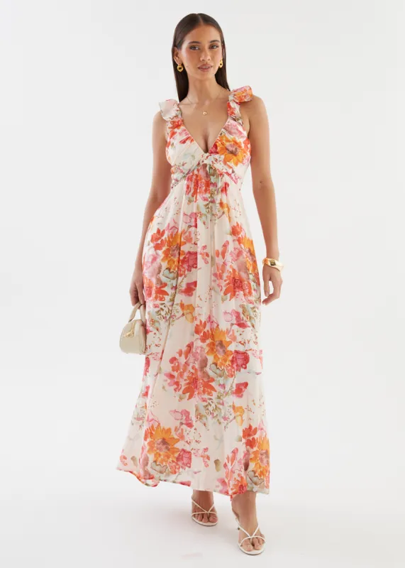 Aimy Maxi Dress - Autumn Floral sold by Gingham & Heels