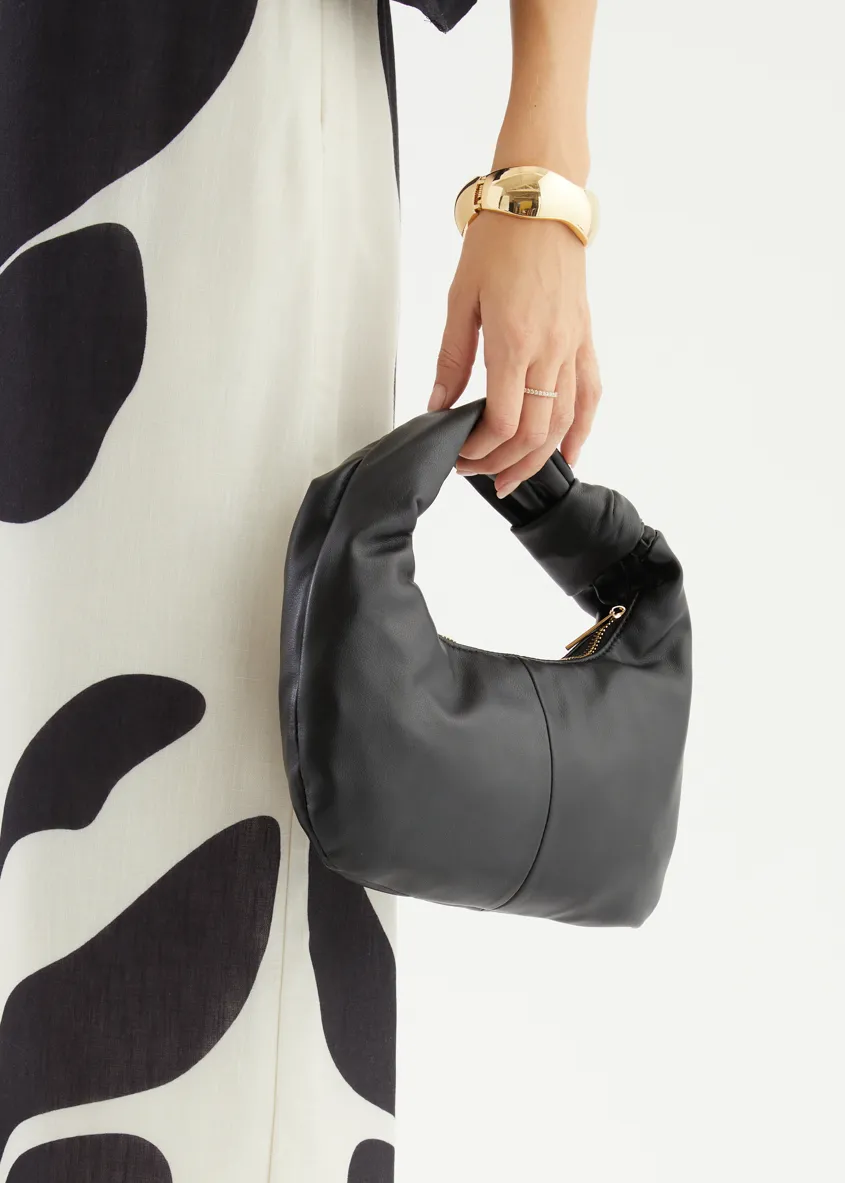 Myla Handle Bag - Black sold by Gingham & Heels product image thumbnail 3