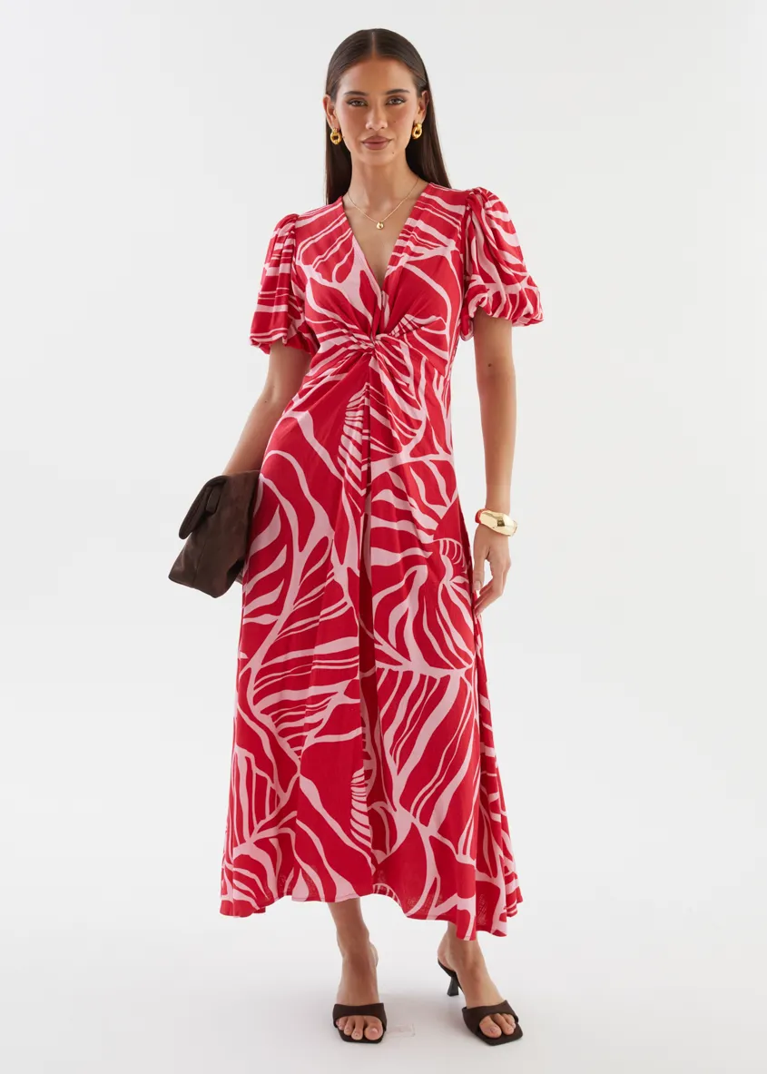Sahara Midi Dress - Gaia sold by Gingham & Heels product image thumbnail 2