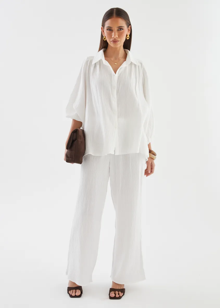 Monty Pants - Off White sold by Gingham & Heels product image thumbnail 5