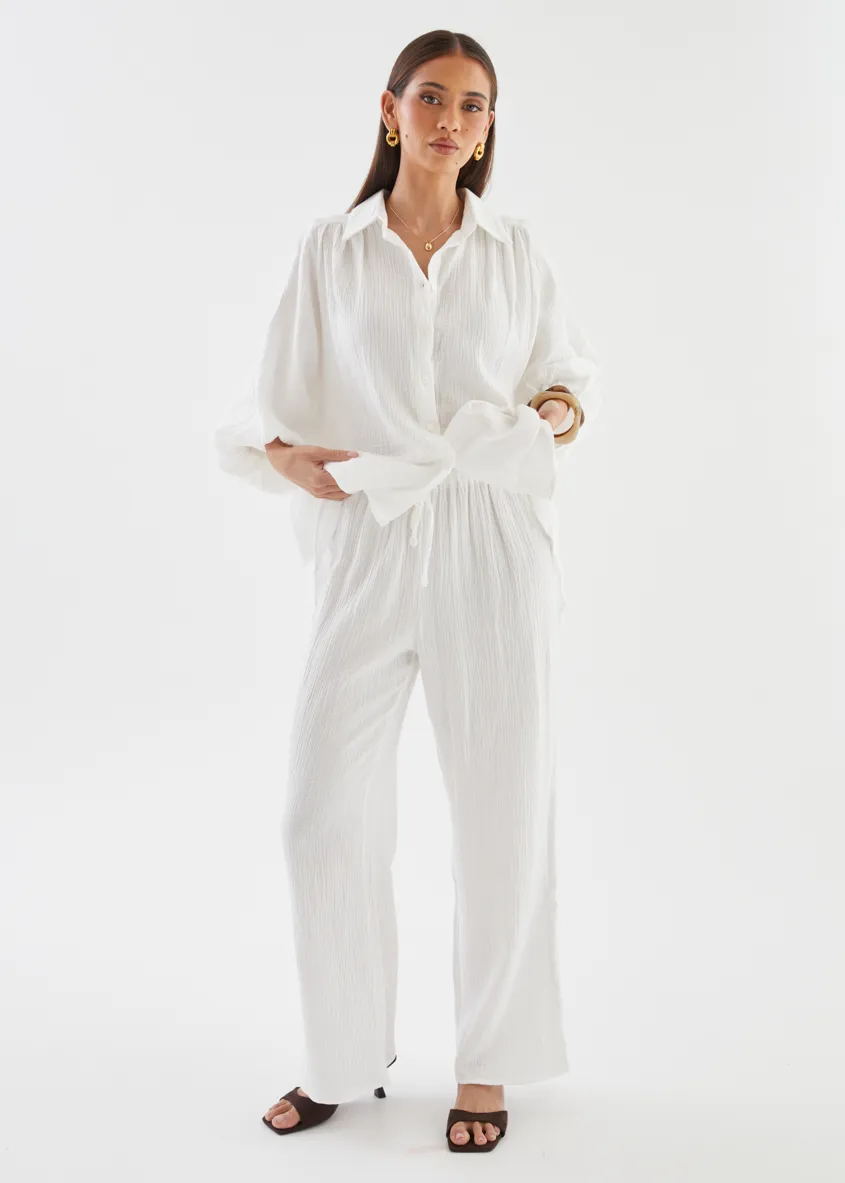 Monty Pants - Off White sold by Gingham & Heels product image thumbnail 4