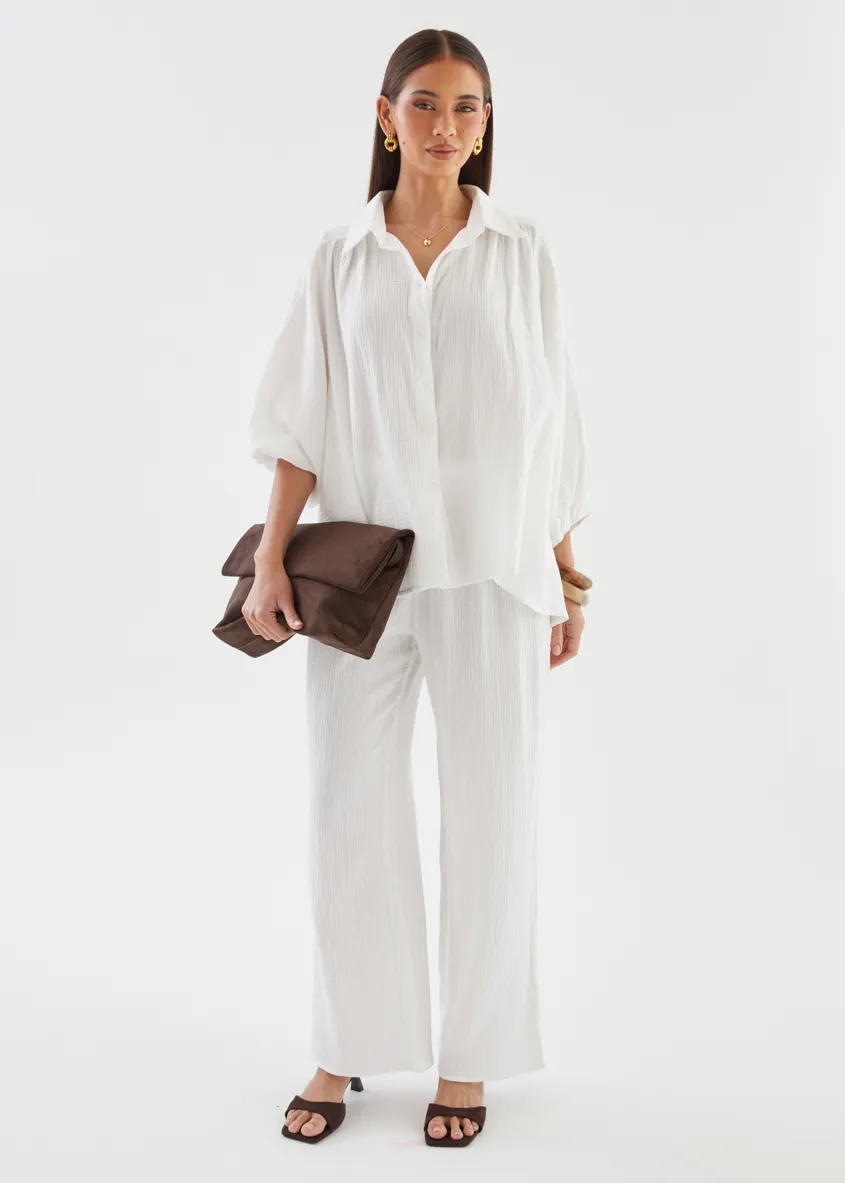 Monty Pants - Off White sold by Gingham & Heels product image thumbnail 3