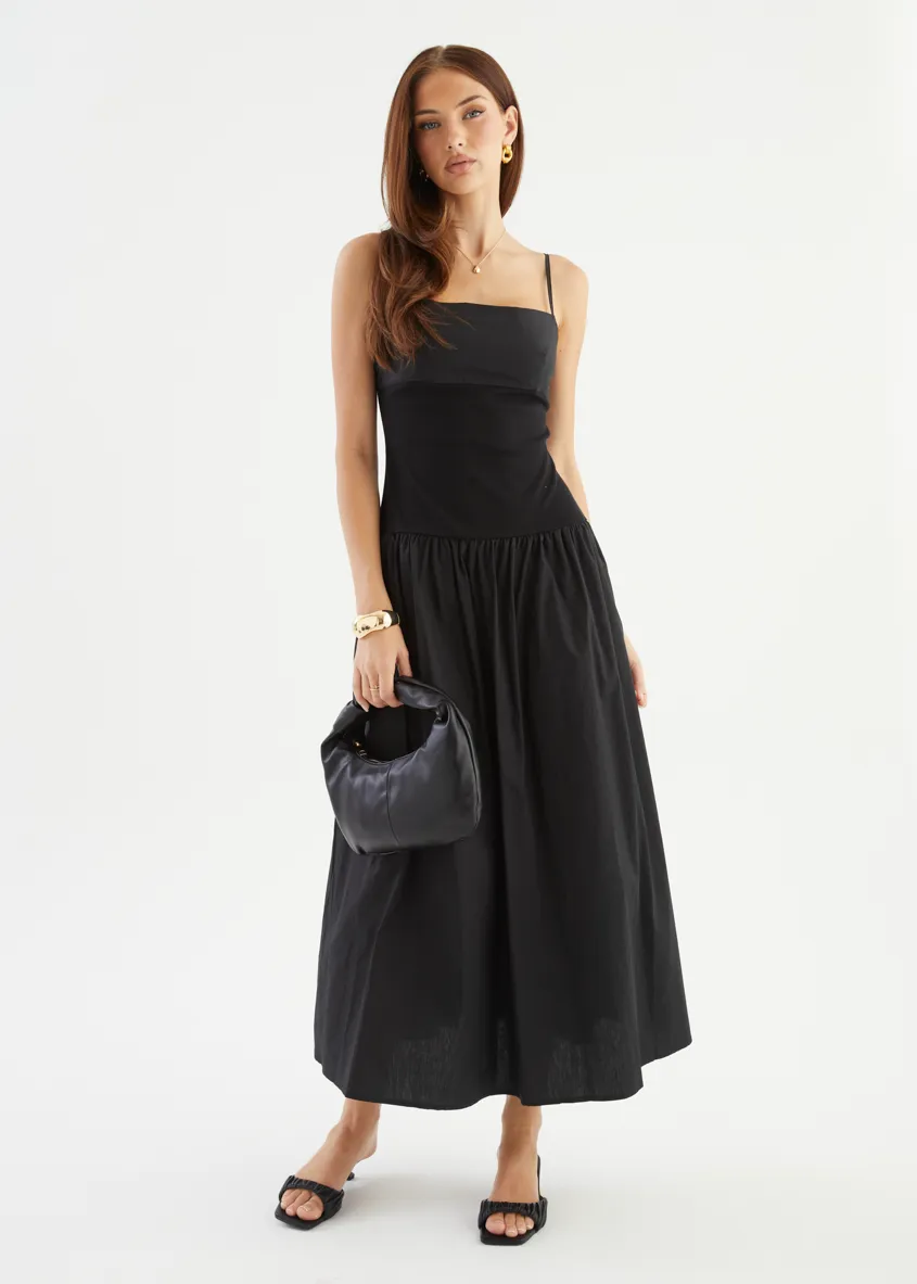 Estelle Maxi Dress - Black sold by Gingham & Heels