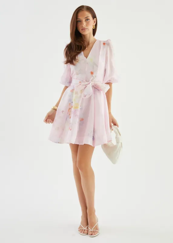 Jolene Dress - Pink Floral sold by Gingham & Heels