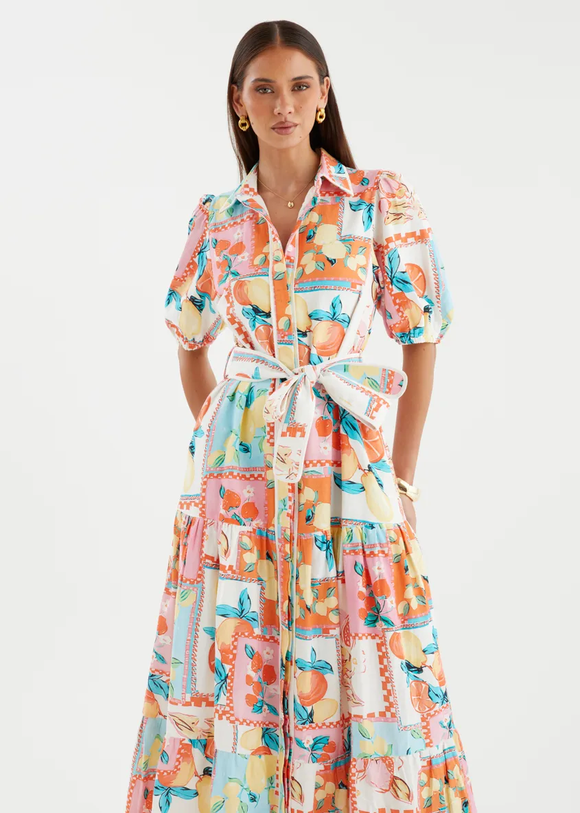 Acer Maxi Dress - Tropical Tile sold by Gingham & Heels product image thumbnail 3