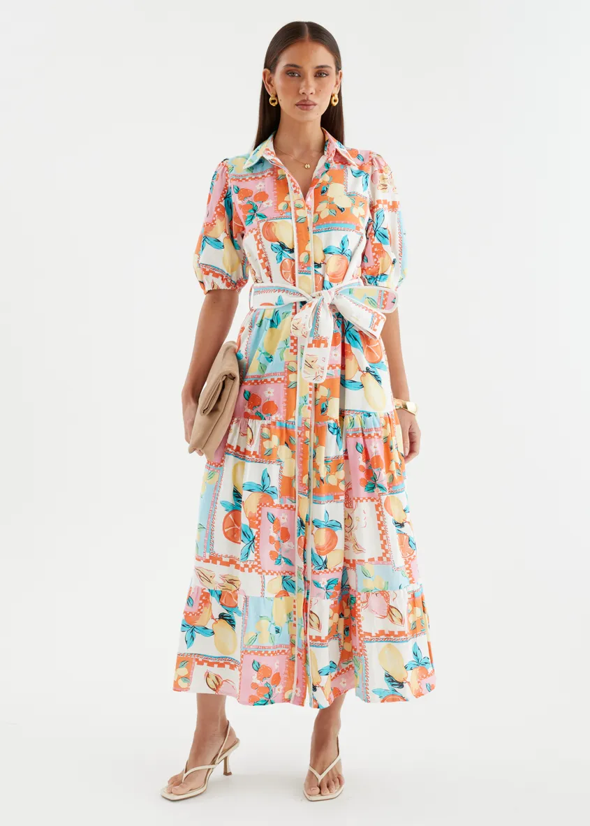 Acer Maxi Dress - Tropical Tile sold by Gingham & Heels product image thumbnail 5