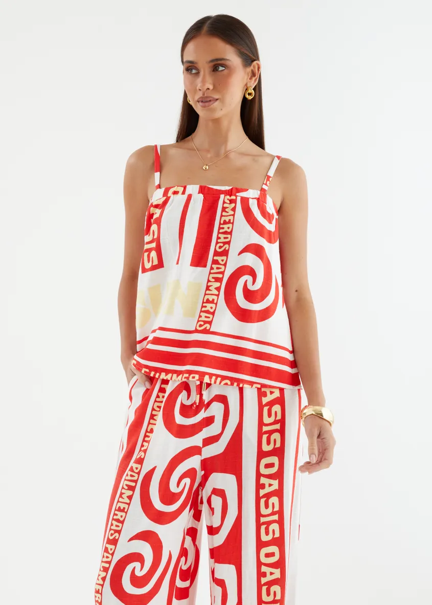 Patricia Cami - Palmeras sold by Gingham & Heels product image thumbnail 3