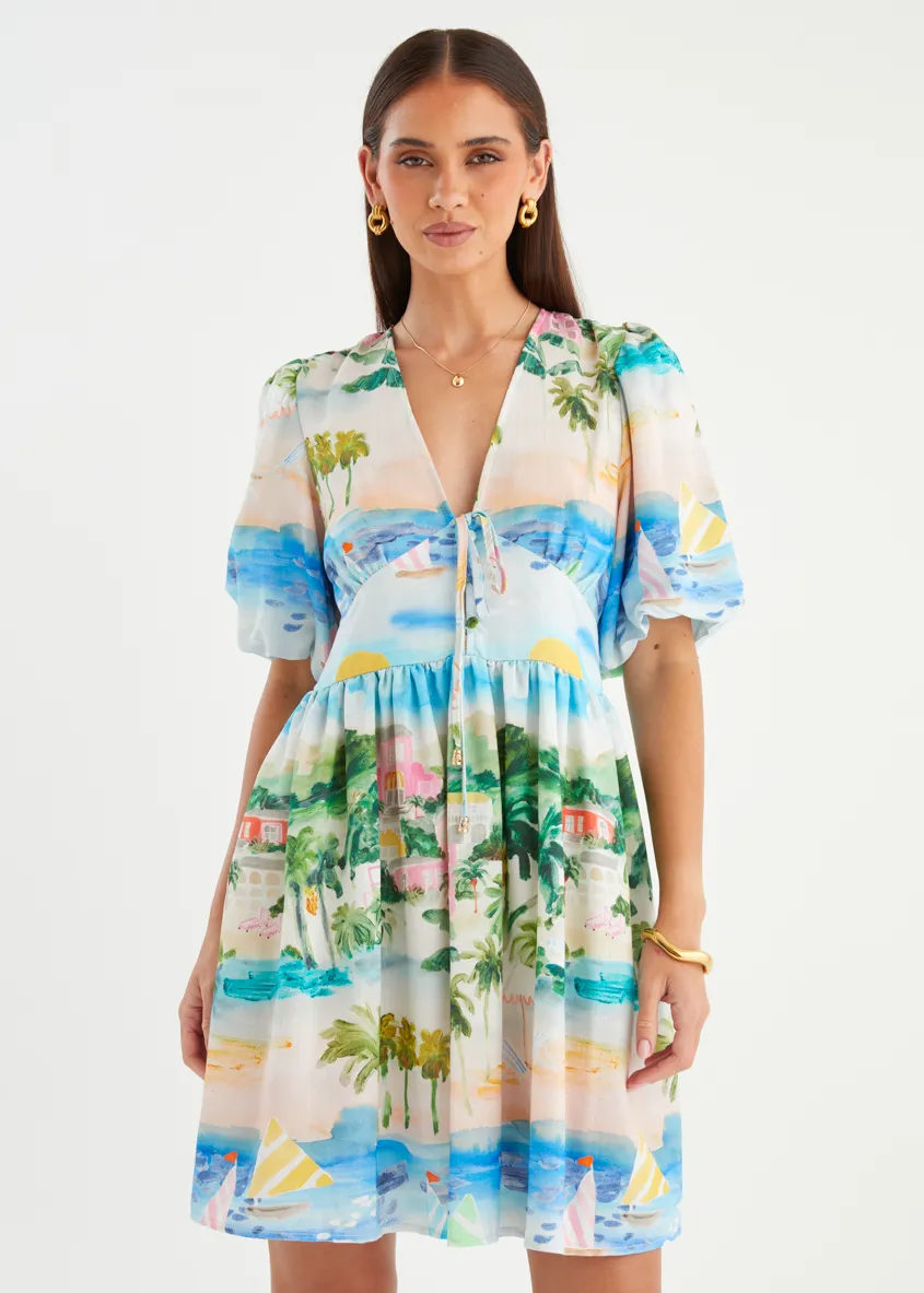 Amatia Dress - Tropical Coast sold by Gingham & Heels product image thumbnail 3