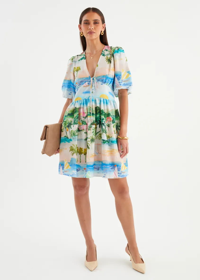 Amatia Dress - Tropical Coast sold by Gingham & Heels product image thumbnail 5