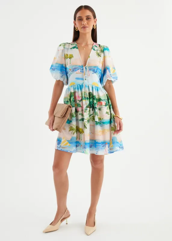 Amatia Dress - Tropical Coast sold by Gingham & Heels