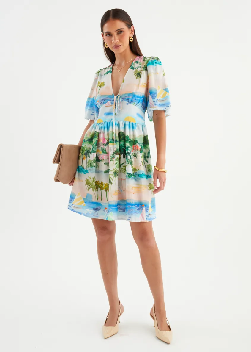 Amatia Dress - Tropical Coast sold by Gingham & Heels product image thumbnail 4