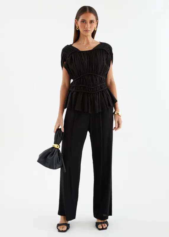 Sunseeker Top - Black sold by Gingham & Heels