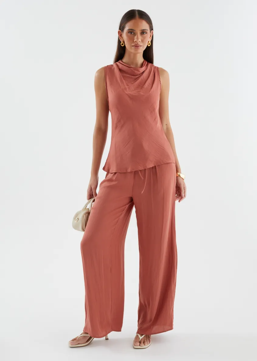 Tiah Top - Terracotta sold by Gingham & Heels product image thumbnail 2