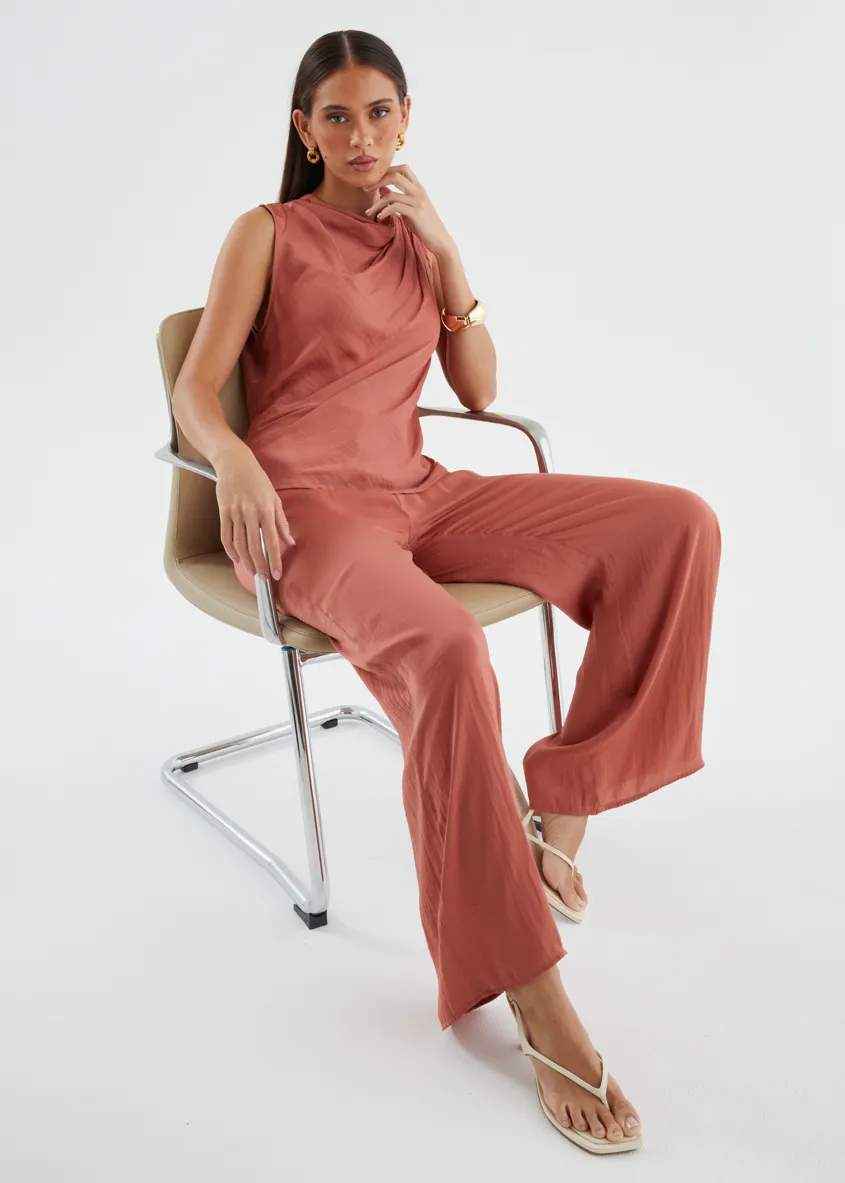 Tiah Top - Terracotta sold by Gingham & Heels product image thumbnail 3