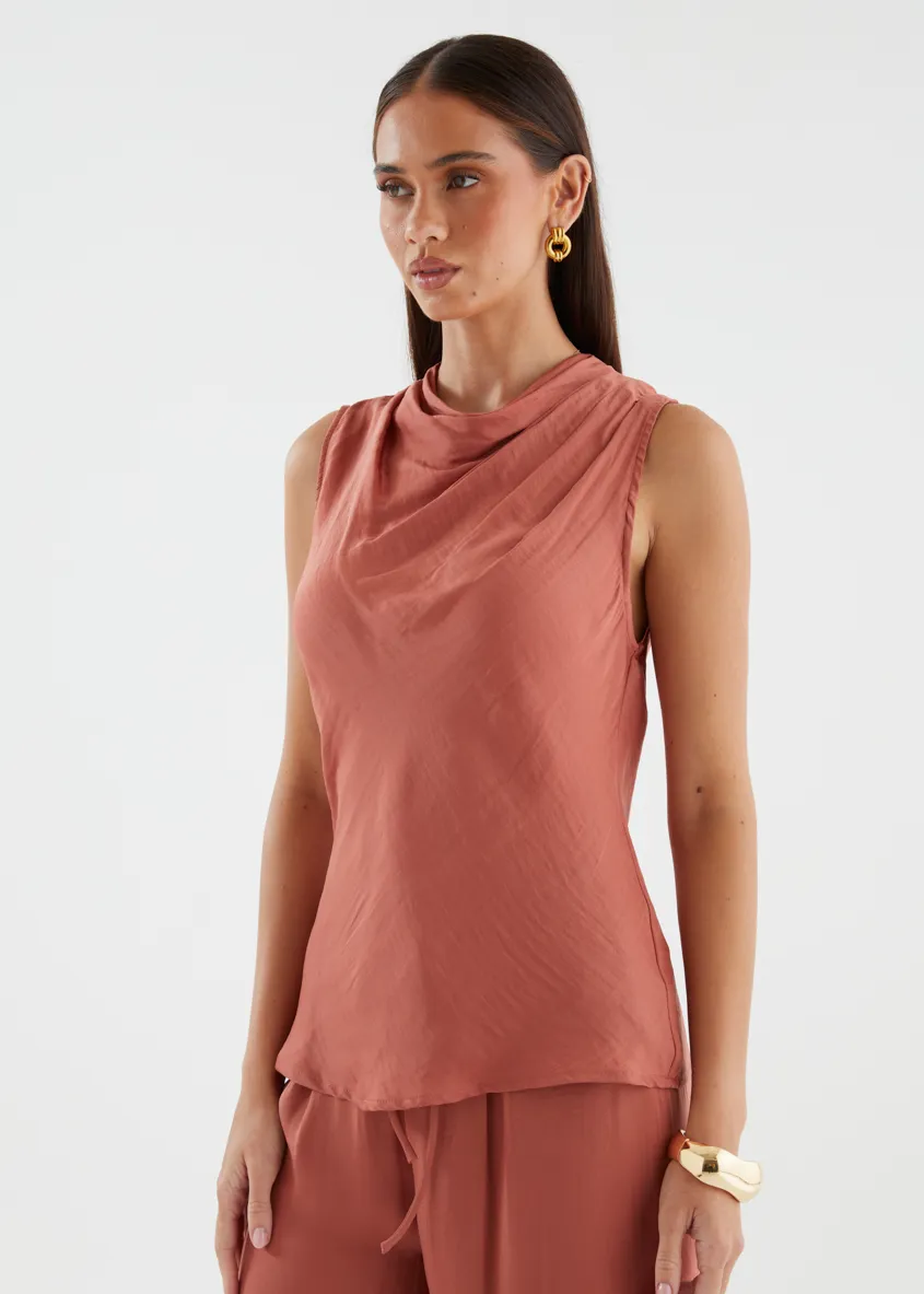 Tiah Top - Terracotta sold by Gingham & Heels product image thumbnail 5