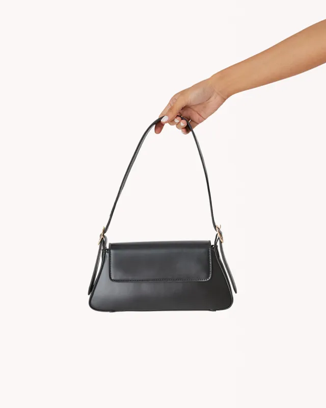 Pia Shoulder Bag - Black sold by Gingham & Heels