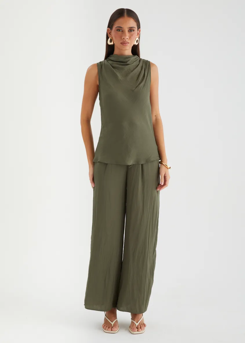 Tiah Top - Olive sold by Gingham & Heels product image thumbnail 4