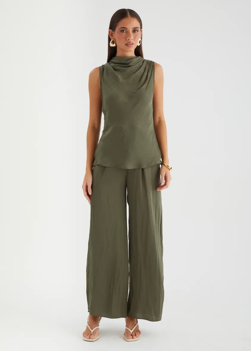 Tiah Top - Olive sold by Gingham & Heels product image thumbnail 2