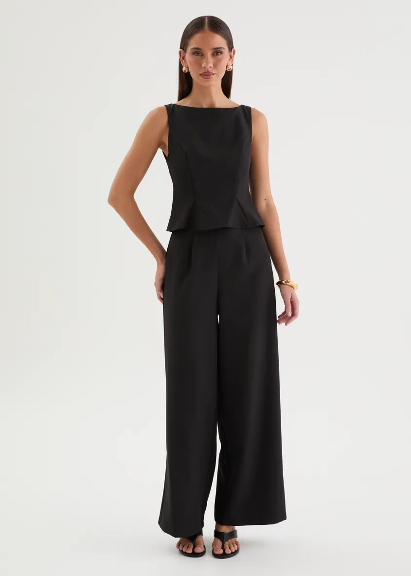 Annaleise Pantsuit - Black sold by Gingham & Heels product image thumbnail 2