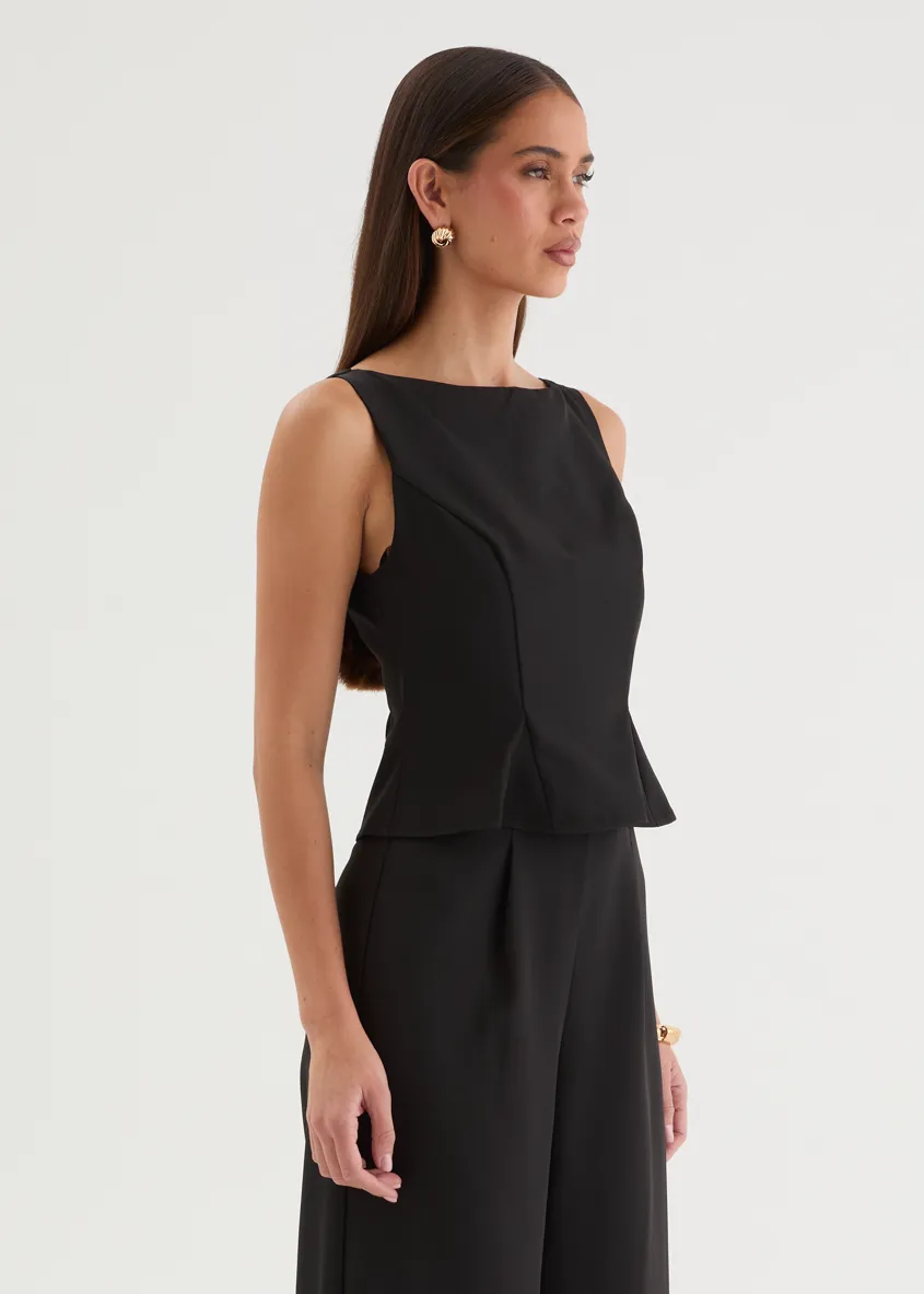 Annaleise Pantsuit - Black sold by Gingham & Heels product image thumbnail 5
