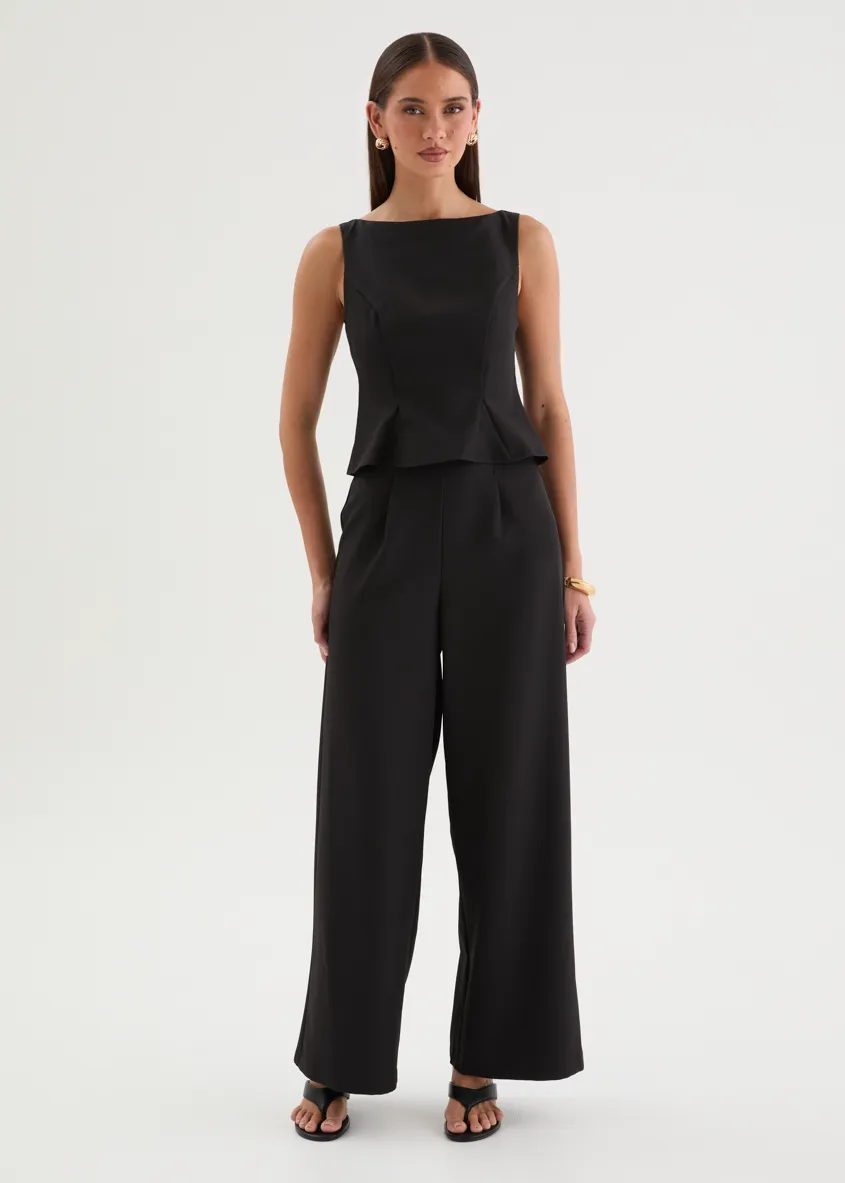 Annaleise Pantsuit - Black sold by Gingham & Heels product image thumbnail 4