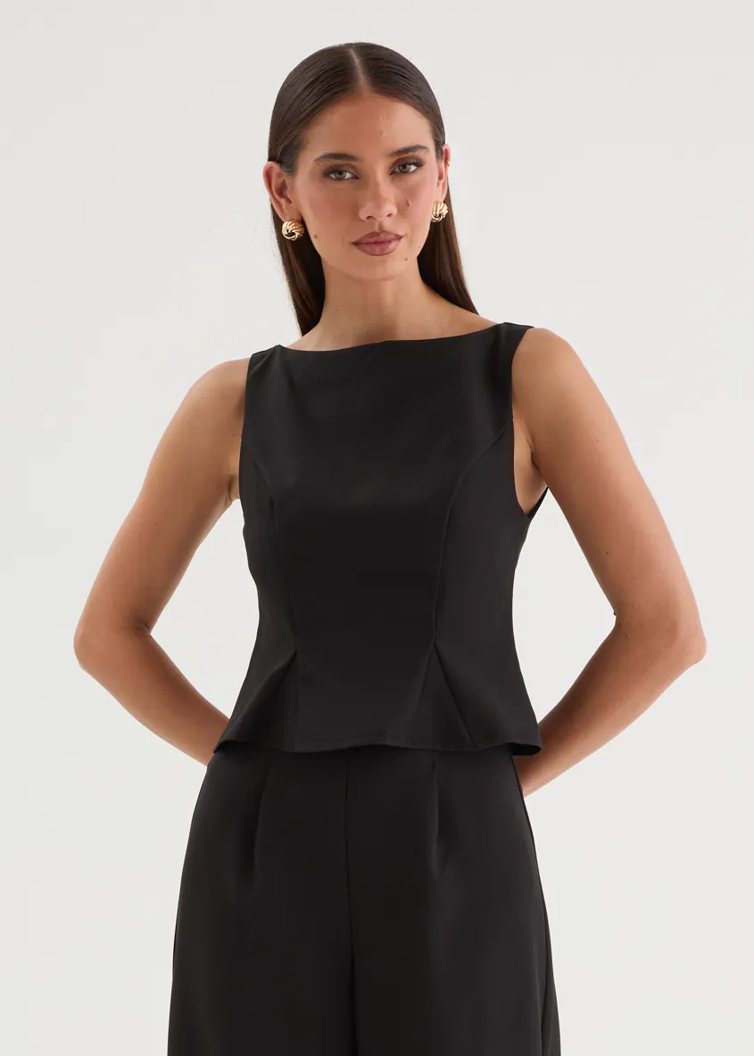 Annaleise Pantsuit - Black sold by Gingham & Heels product image thumbnail 3