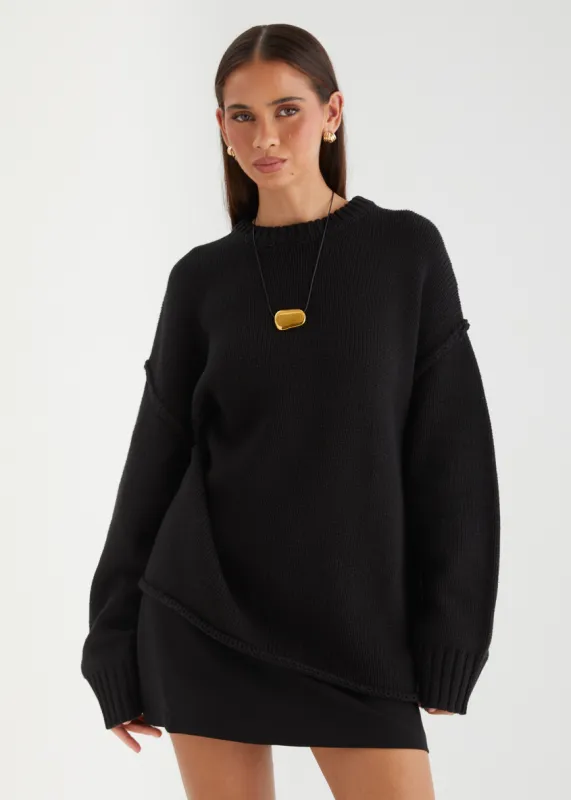 Prestin Sweater - Black made by Gingham & Heels