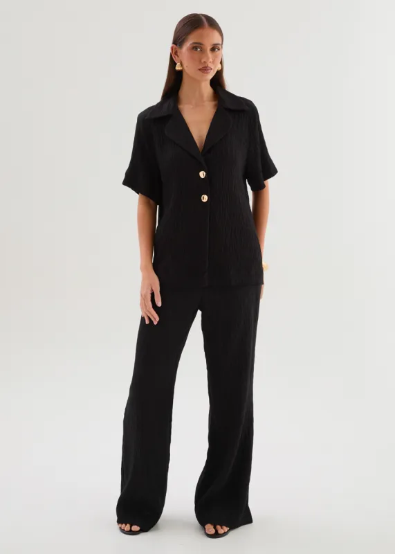 Carmyn Pants - Black made by Gingham & Heels