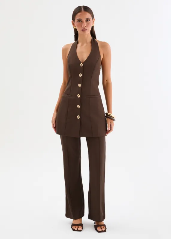 Marshall Pants - Espresso made by Gingham & Heels