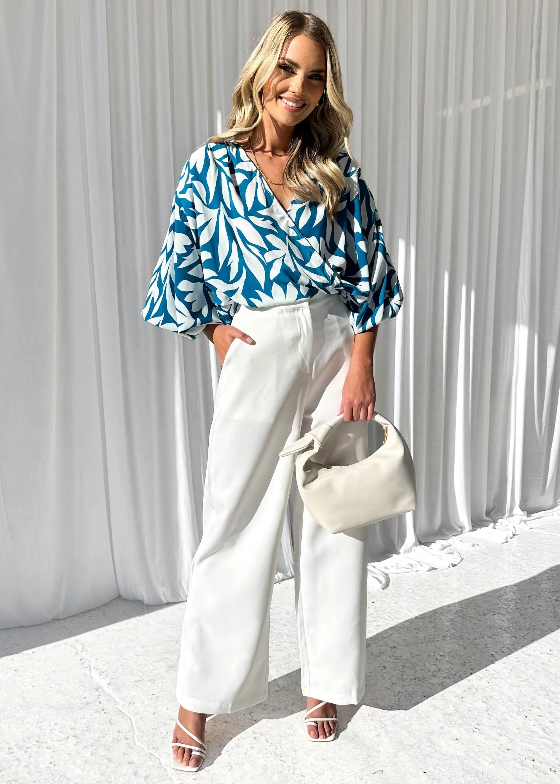 Kyoto Blouse - Ink Medusa sold by Gingham & Heels product image thumbnail 3