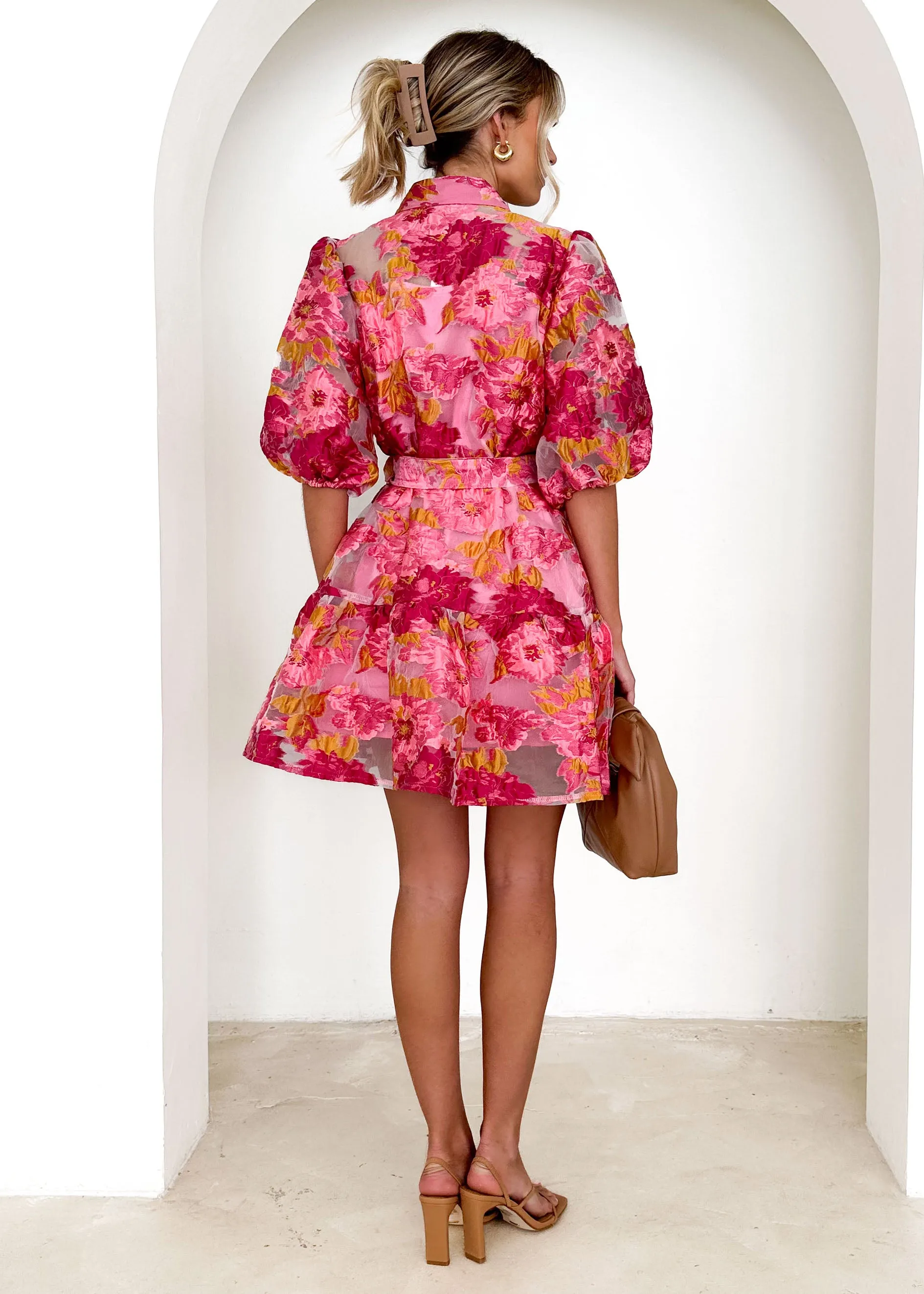 Lunnia Dress - Pink Floral sold by Gingham & Heels product image thumbnail 5