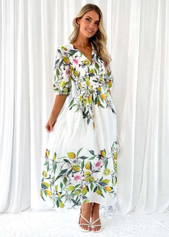 Laylia Maxi Dress - Limoncello sold by Gingham & Heels