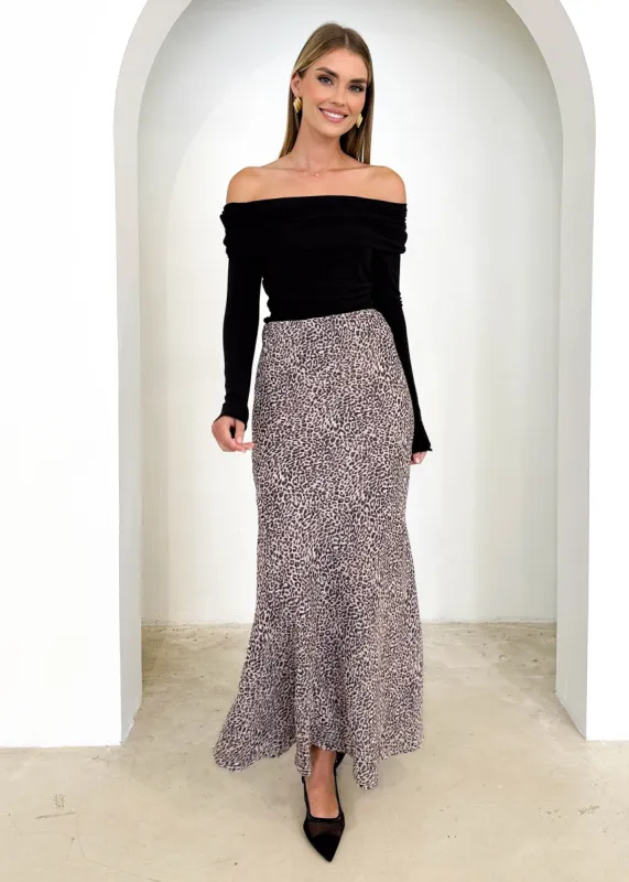 Celeste Low Rise Strap Maxi Skirt | Parallel