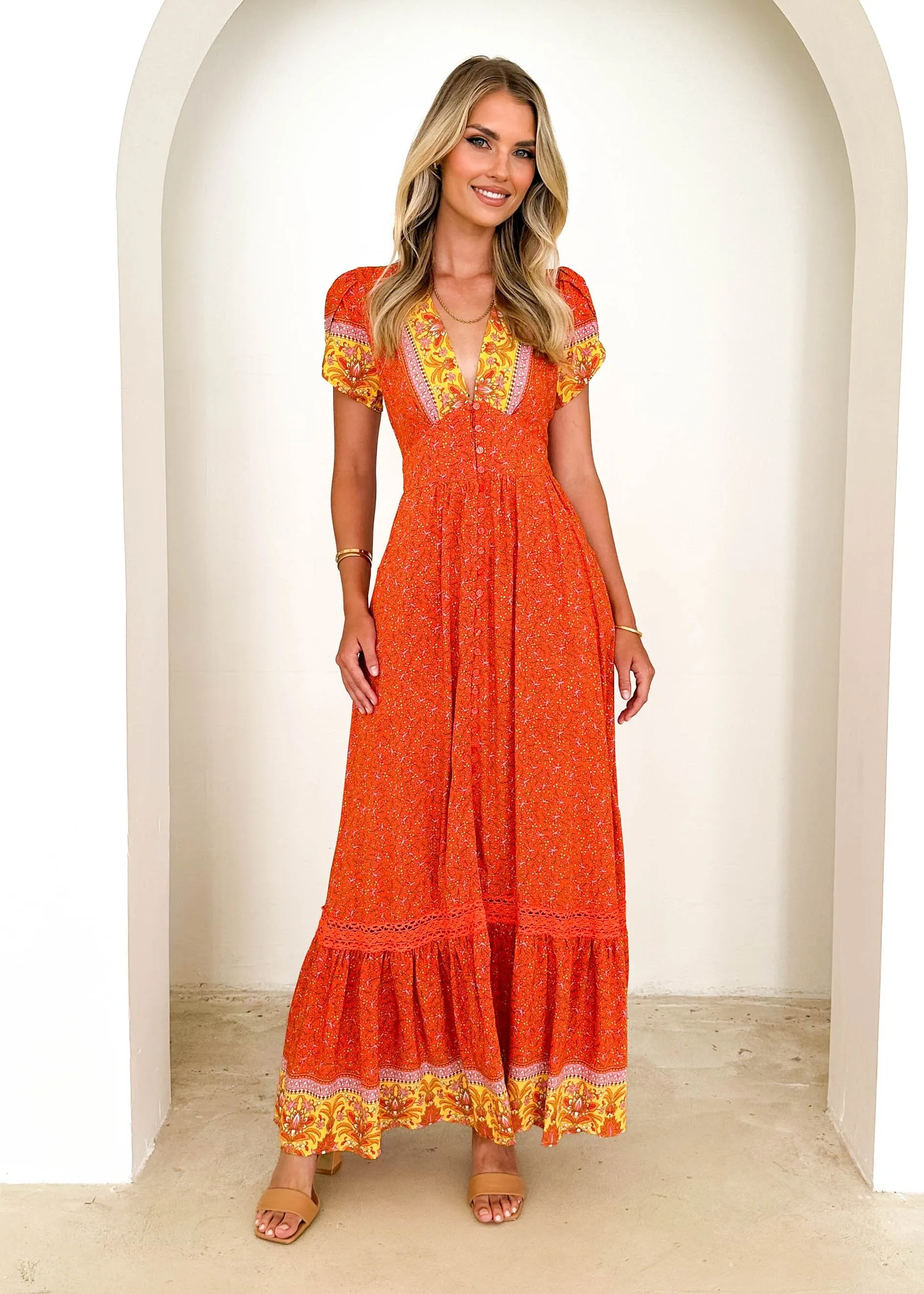 Tabitha Maxi Dress - Summer Solstice sold by Gingham & Heels product image thumbnail 3