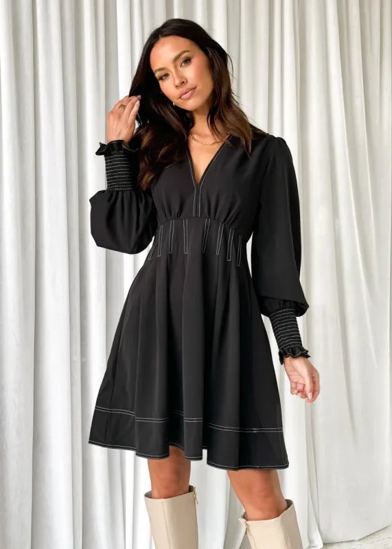 Jaidie Dress - Black sold by Gingham & Heels