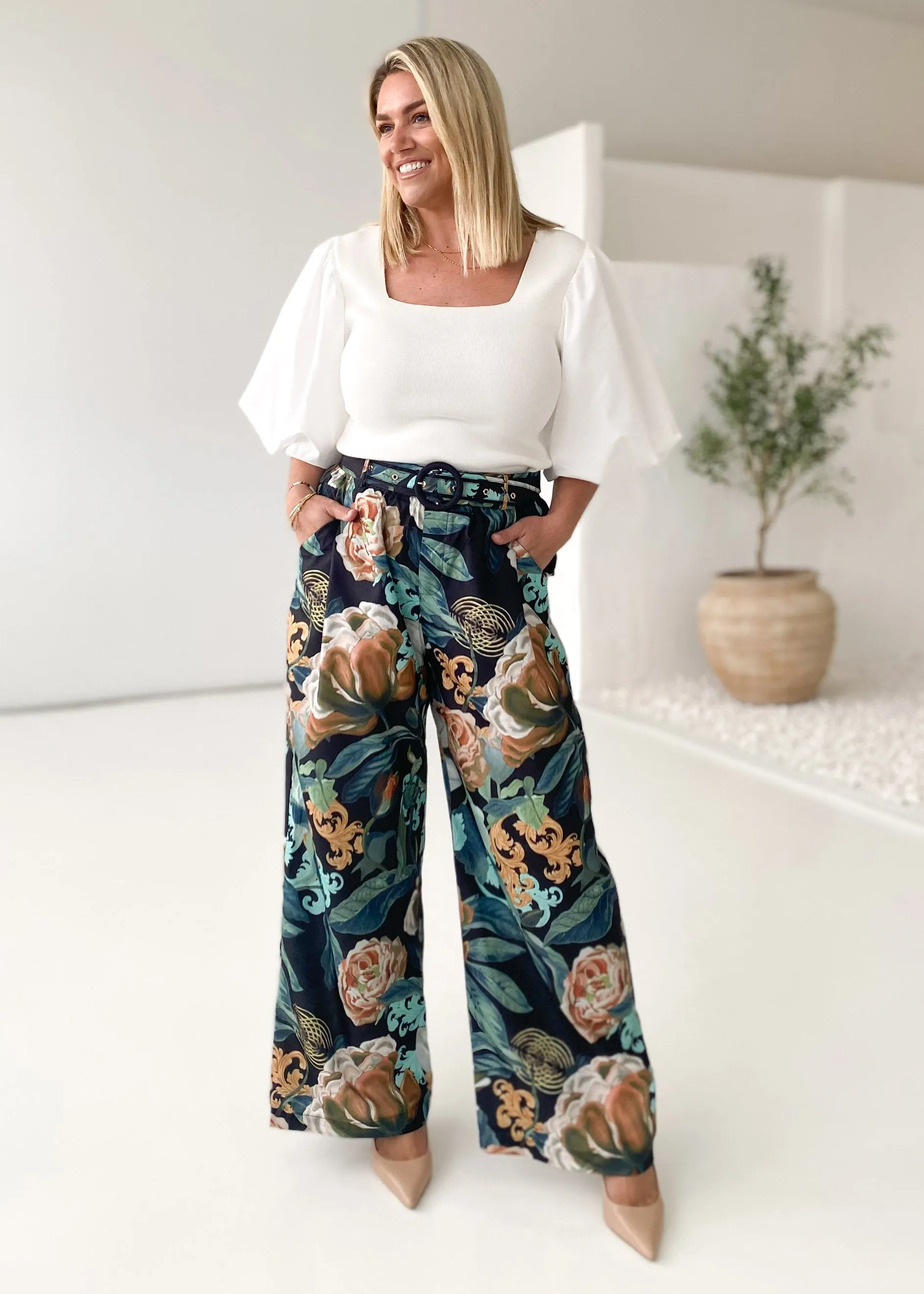 Donatella Pants - Noir sold by Gingham & Heels product image thumbnail 4