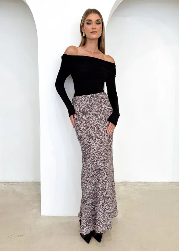 Alto Off Shoulder Top - Black sold by Gingham & Heels