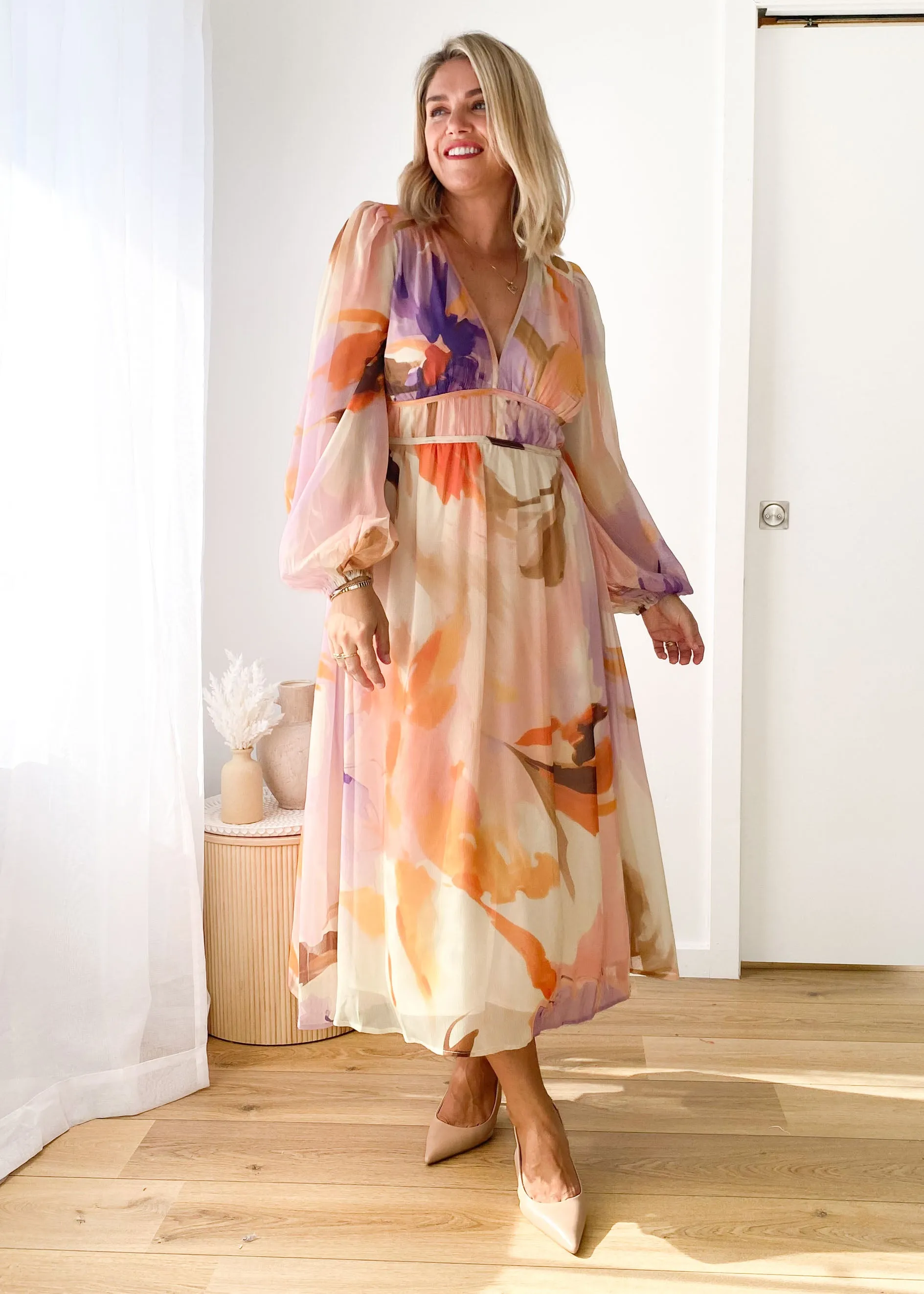 Adah Maxi Dress - Lilac Calypso sold by Gingham & Heels product image thumbnail 2